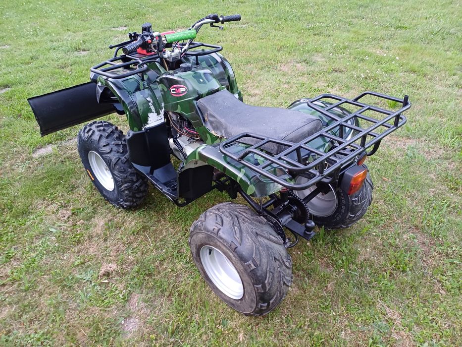 Quad 200 bashan z pługiem do sniegu