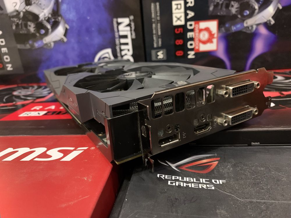 Відеокарта Asus RX 570 Strix 4gb.