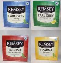 Herbata Remsey czarna, earl grey, english, z nutą cytryny i strong