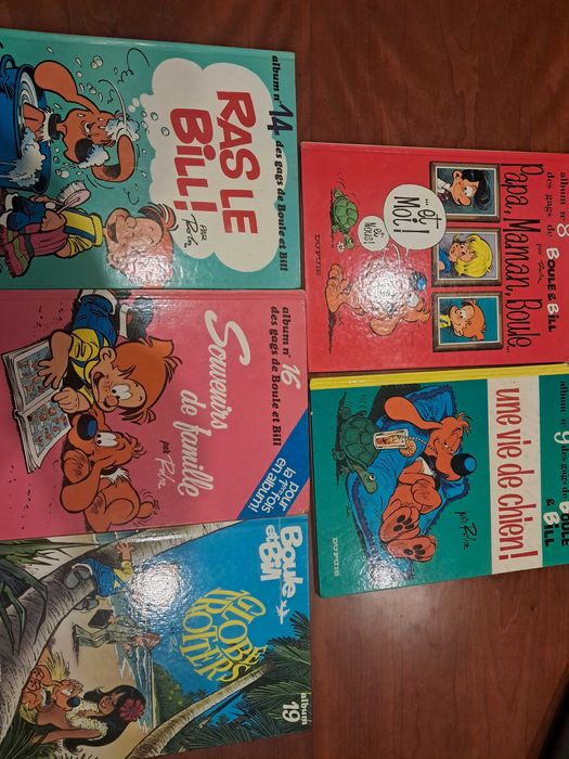 Lote de bande desenhadas Boule et Bill em Frances