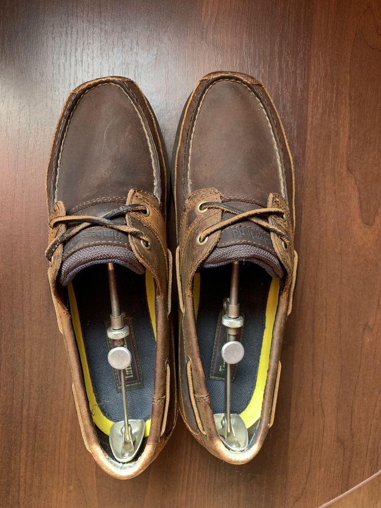 Чоловічі шкіряні черевики-мокасини Timberland розмір 44 (29см)