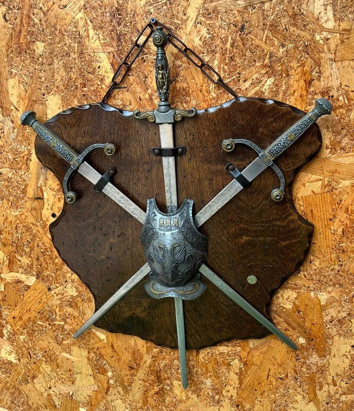 Brasão medieval decorativo, 60X48 cm