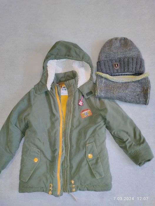 Kurtka zimowa chłopięca