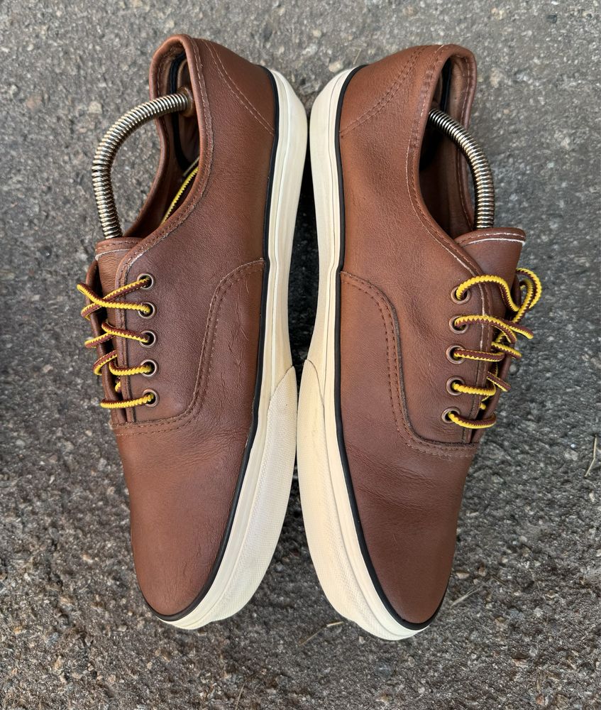 Vans aurhentic leather мужчкие оригинальные кеды 44.5 размер