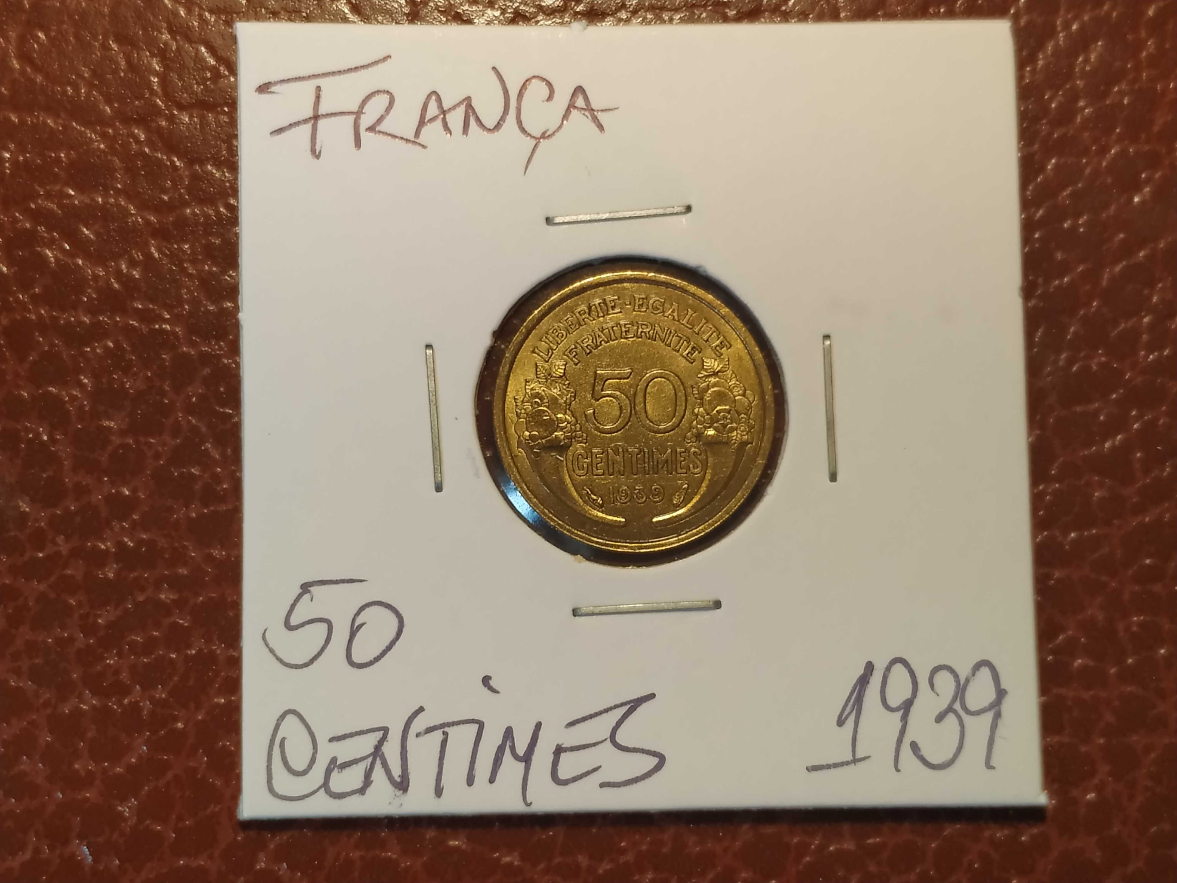702 Moeda de 50 centimes de 1939 - França