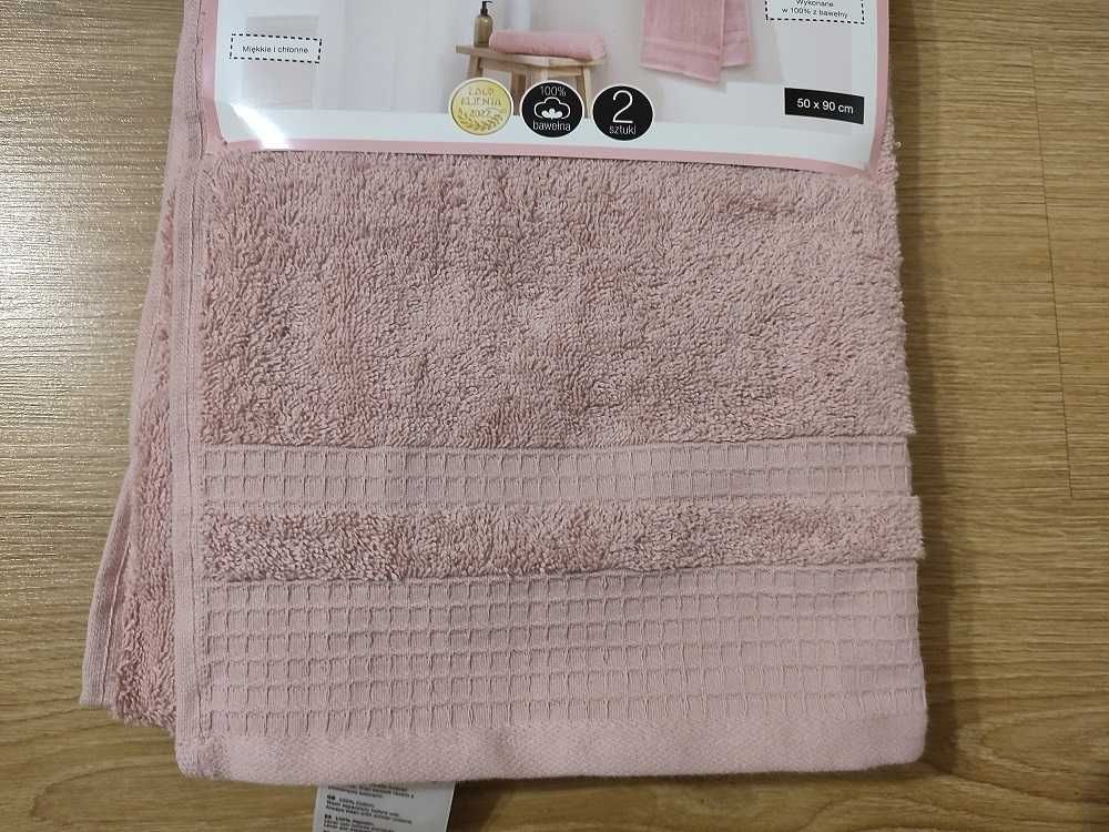 Ręcznik kąpielowy frotte SMUKEE 70x140 różowy nowy