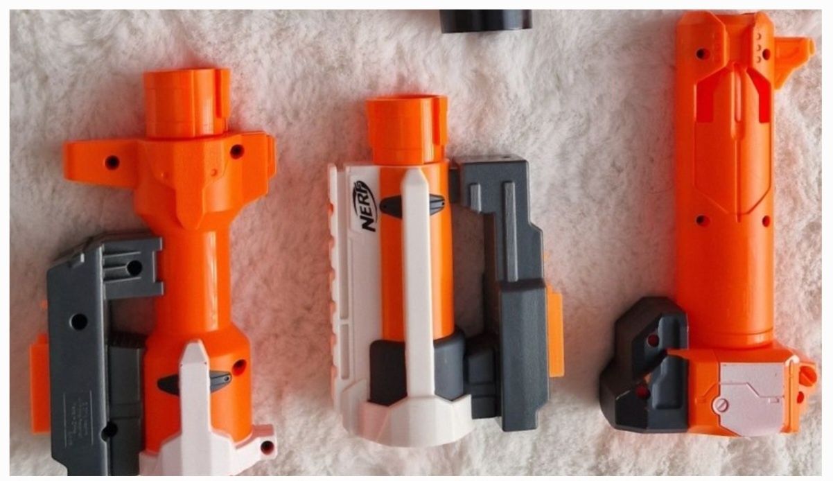 Насадки Nerf, мишени, пульки