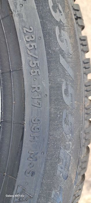 4 x Alu. Jeep Cherokee Compass Renegade opony Pirelli 235/55/17 zima