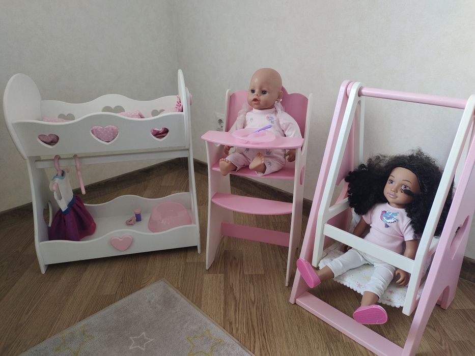 Меблі з дерева для бейбі борн