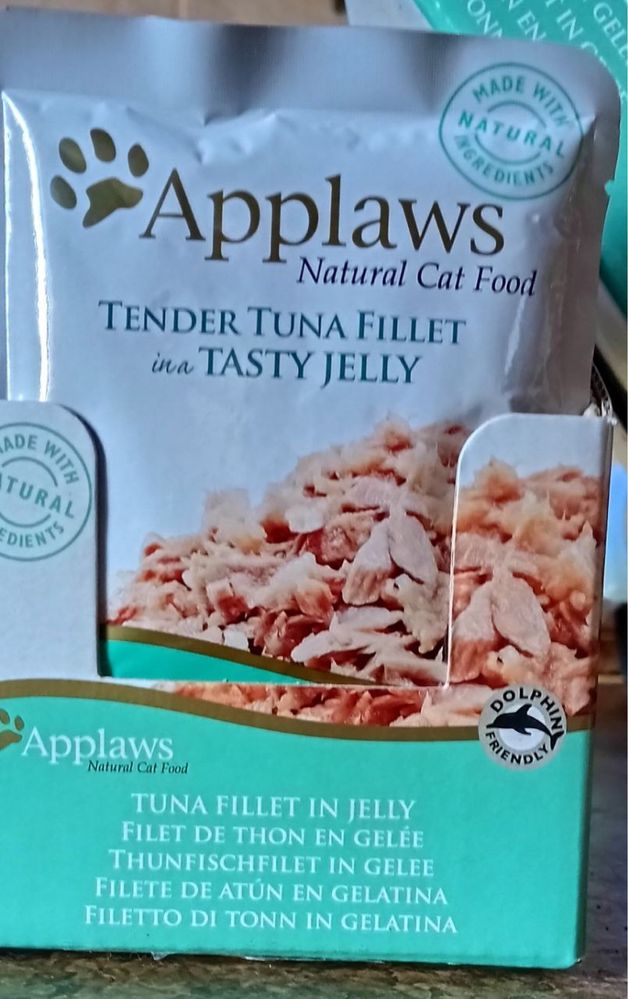 Влажный корм APPLAWS для взрослых кошек со вкусом тунца в ж