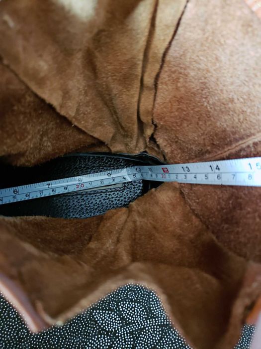 Сапоги ковбойские полусапожки Buffalo ботинки кожа 25.5см. Original