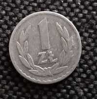 Moneta Prl 1zl ze z. m 1965