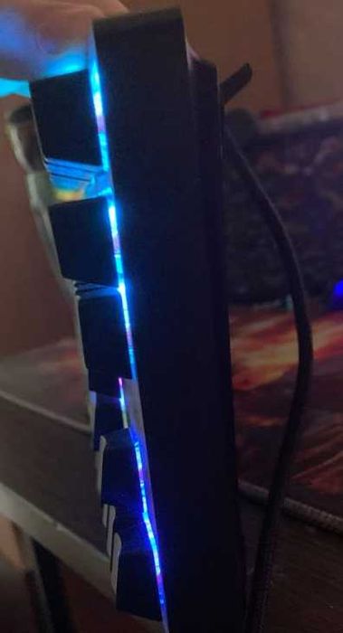 Клавіатура дротова Hator Rockfall 2 Mecha TKL Orange USB Black HTK-52