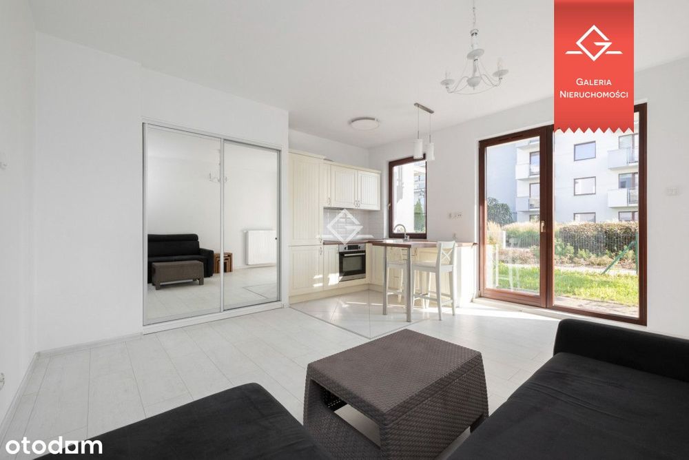 kawalerka z ogródkiem nowy budynek blisko centrum