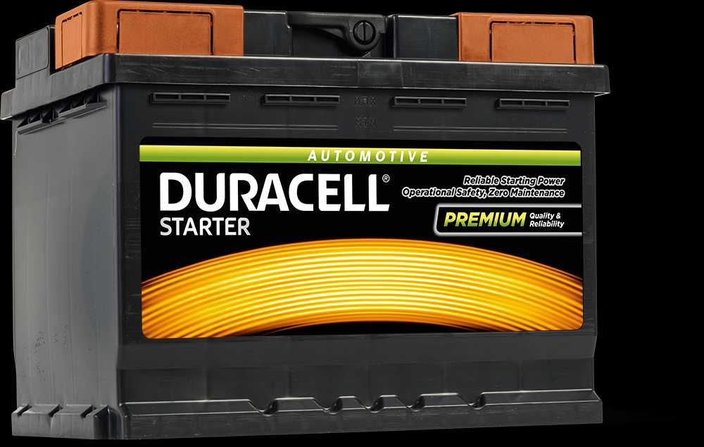 Акумуляторна батарея DURACELL Starter 62Ah 12V R+ EN510A (241x175x190)