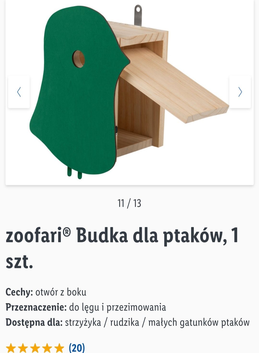 Budka lęgowy dla ptaków