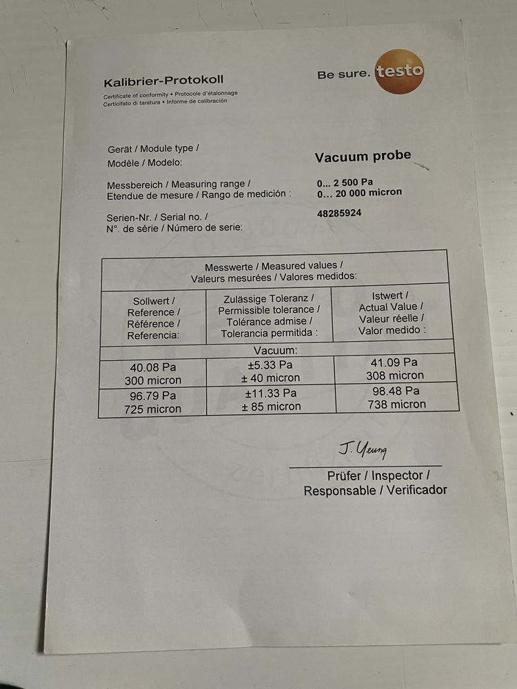 Vendo analisador TESTO 557  em excelente  estado