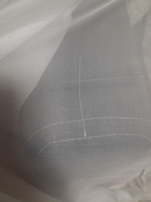 Тюль-вуаль 400×275, айворі