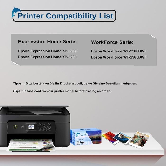 Kasety z tuszem GoToners 503 XL kompatybilne z kasetami Epson