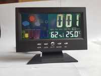 Zegar, Wetterstation, Digitaluhr, Thermometer, Hygrometer