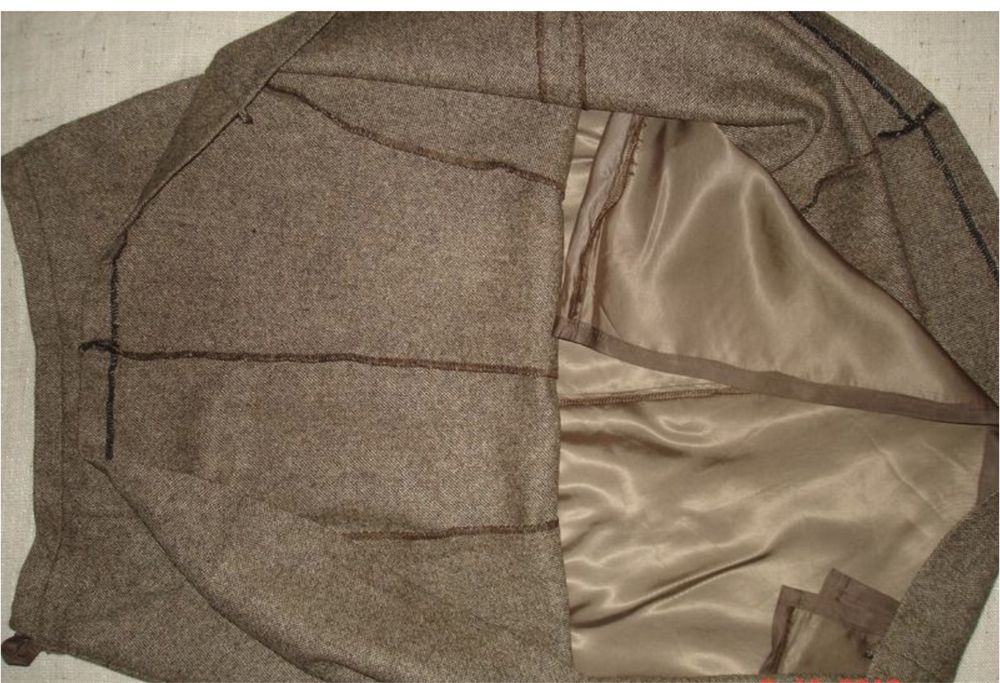 Юбка миди 100% шерсть германия hichmoor М