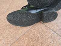 Buty robocze skórzane trzewiki Bydgoszcz prl