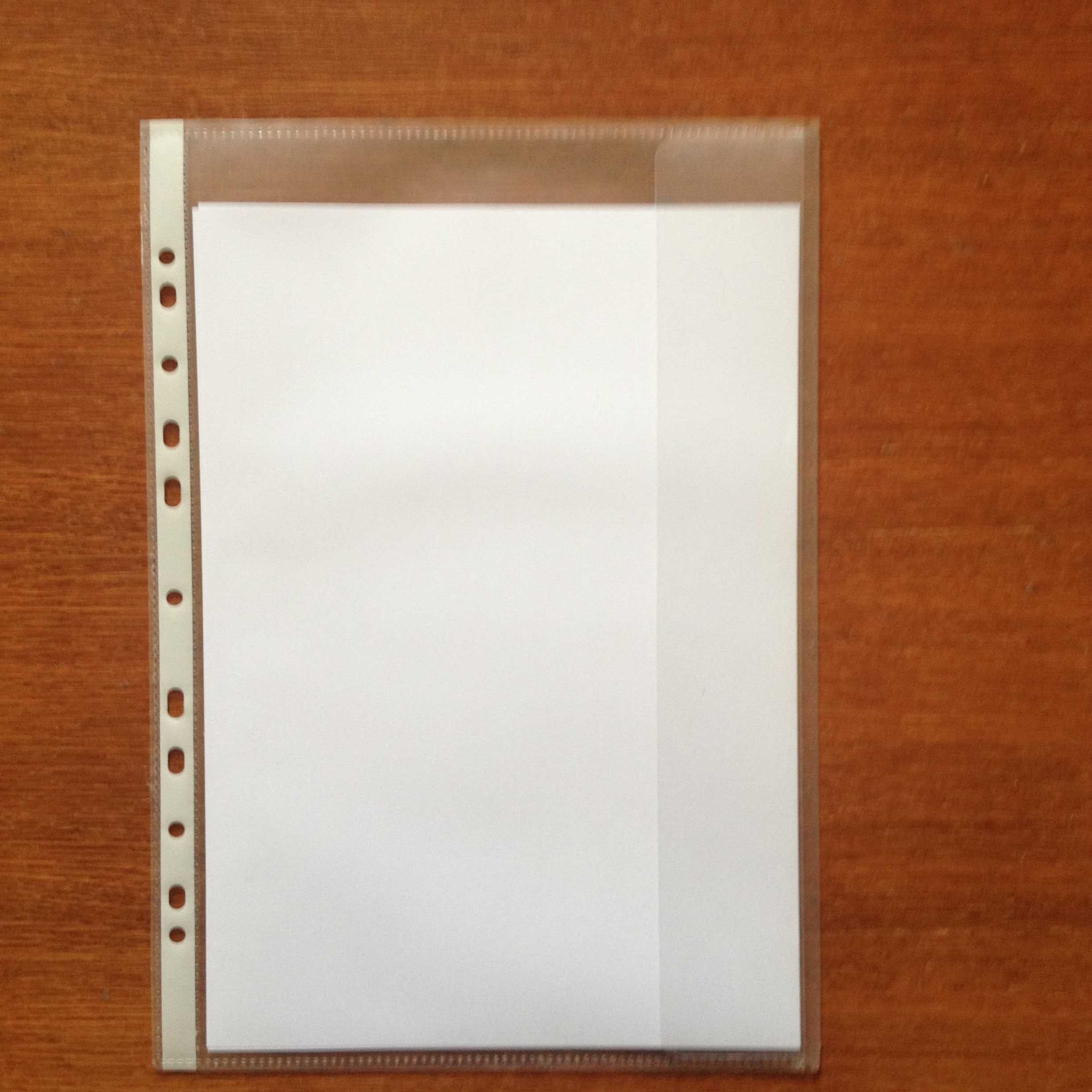Папка файл конверт с боковым входом + клапан А4