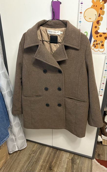 Пальто двубортне in wear вовна шерсть тепле