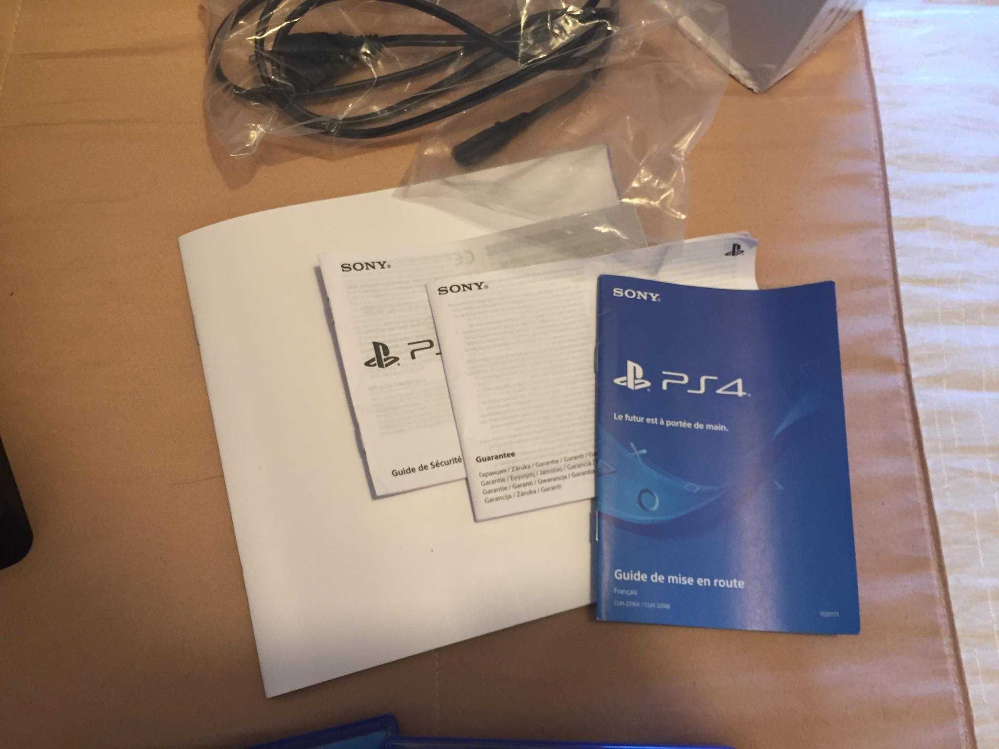 Bundle PS4 na Caixa com jogos