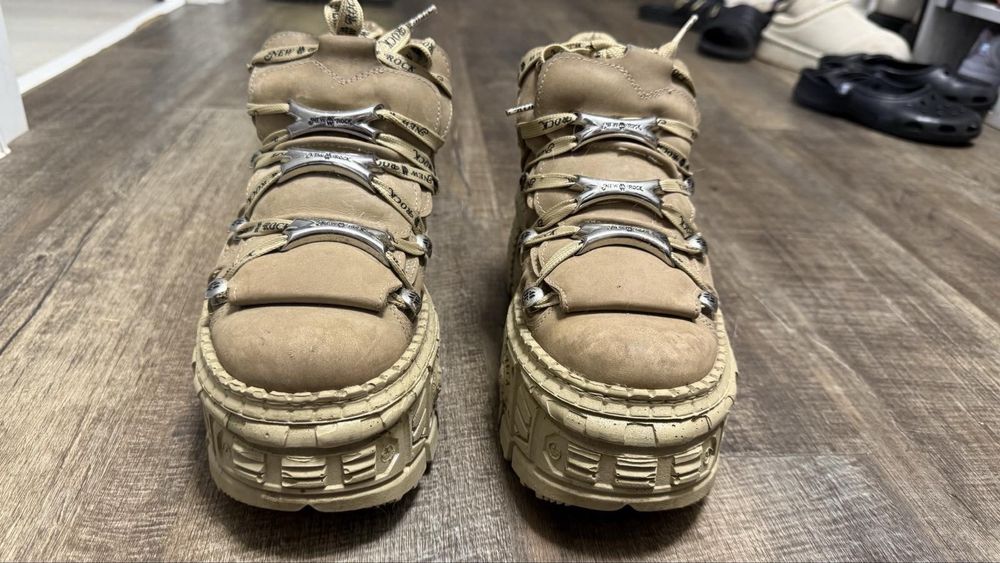 Кросівки з нобуку New Rock SOFTY SAFARI TANK Casco Cuerda