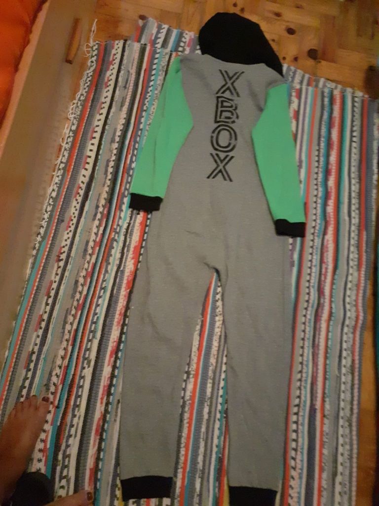 Pijama/macacão xbox tm 11/12 novo