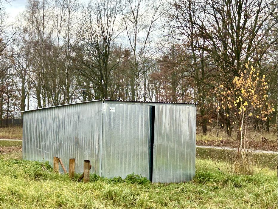 Garaż blaszany 3mx5m blaszak budowa schowek
