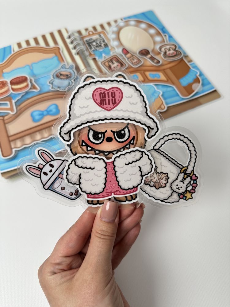 Labubu + kolorowanka, toca boca, avatar, album na rzepy