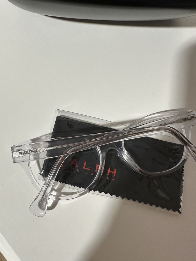 Oprawki okulary transparentne ralph lauren ra7141 clear szkła hoya