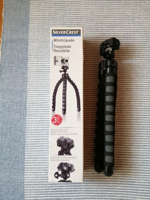 Tripé novo, para máquina fotográfica