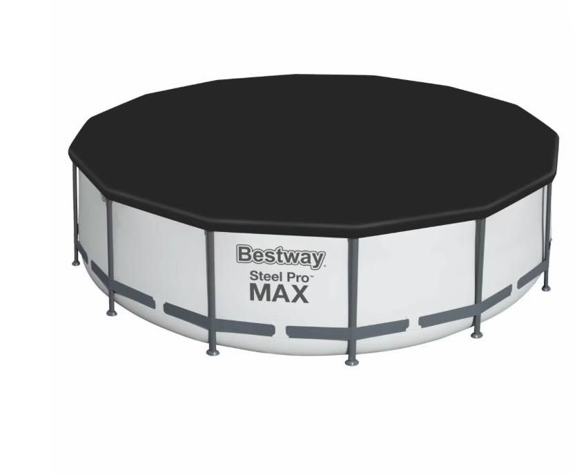 Basen 457 x 107 cm BESTWAY Steel Pro Max ogrodowy stelażowy pompa NOWY
