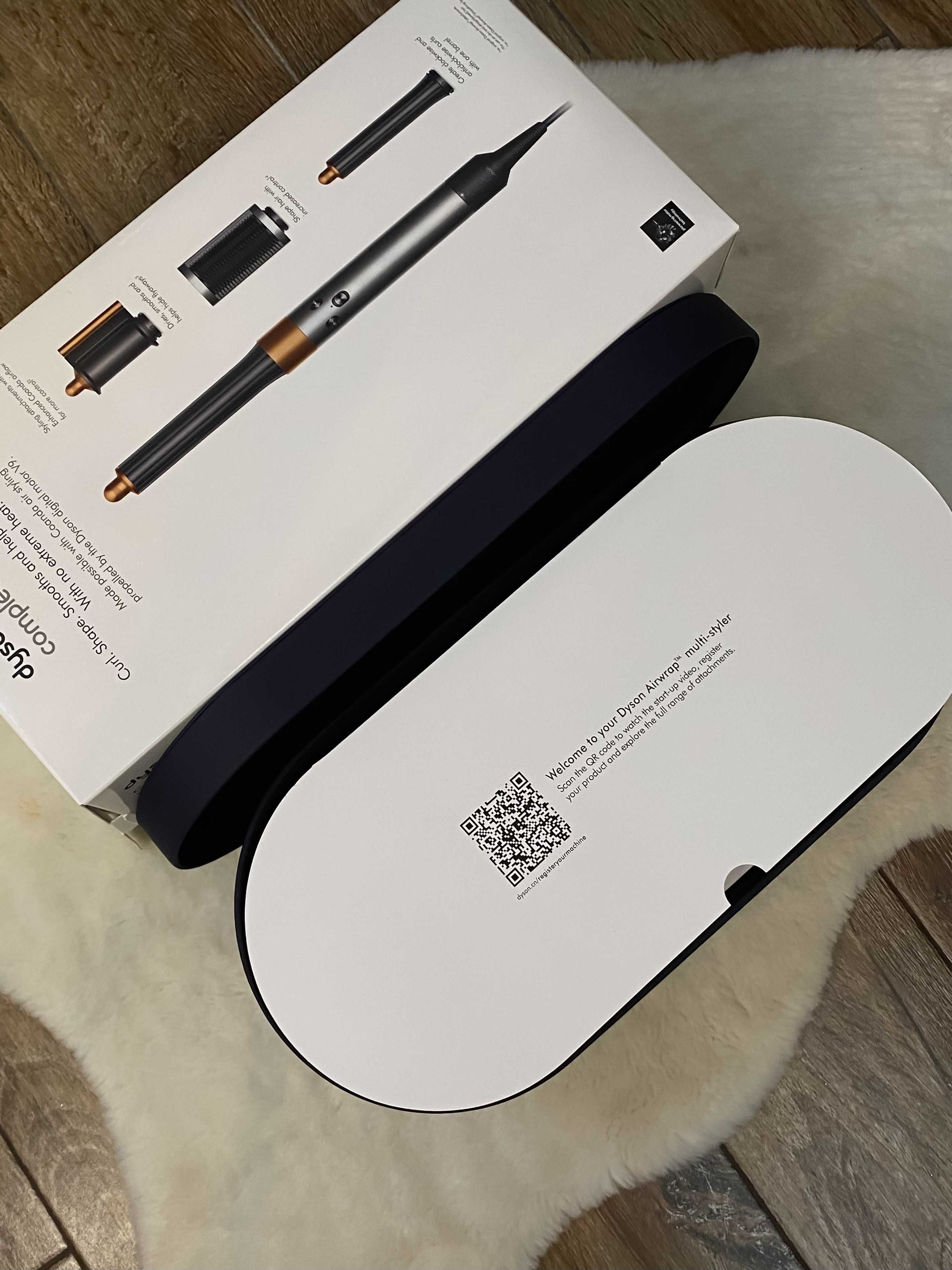 Стайлер Dyson Airwrap Complete Nickel Gold для довгого волосся