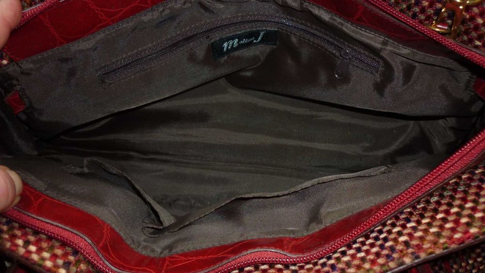 Mallisia J.- damska nowa torebka tweedowa