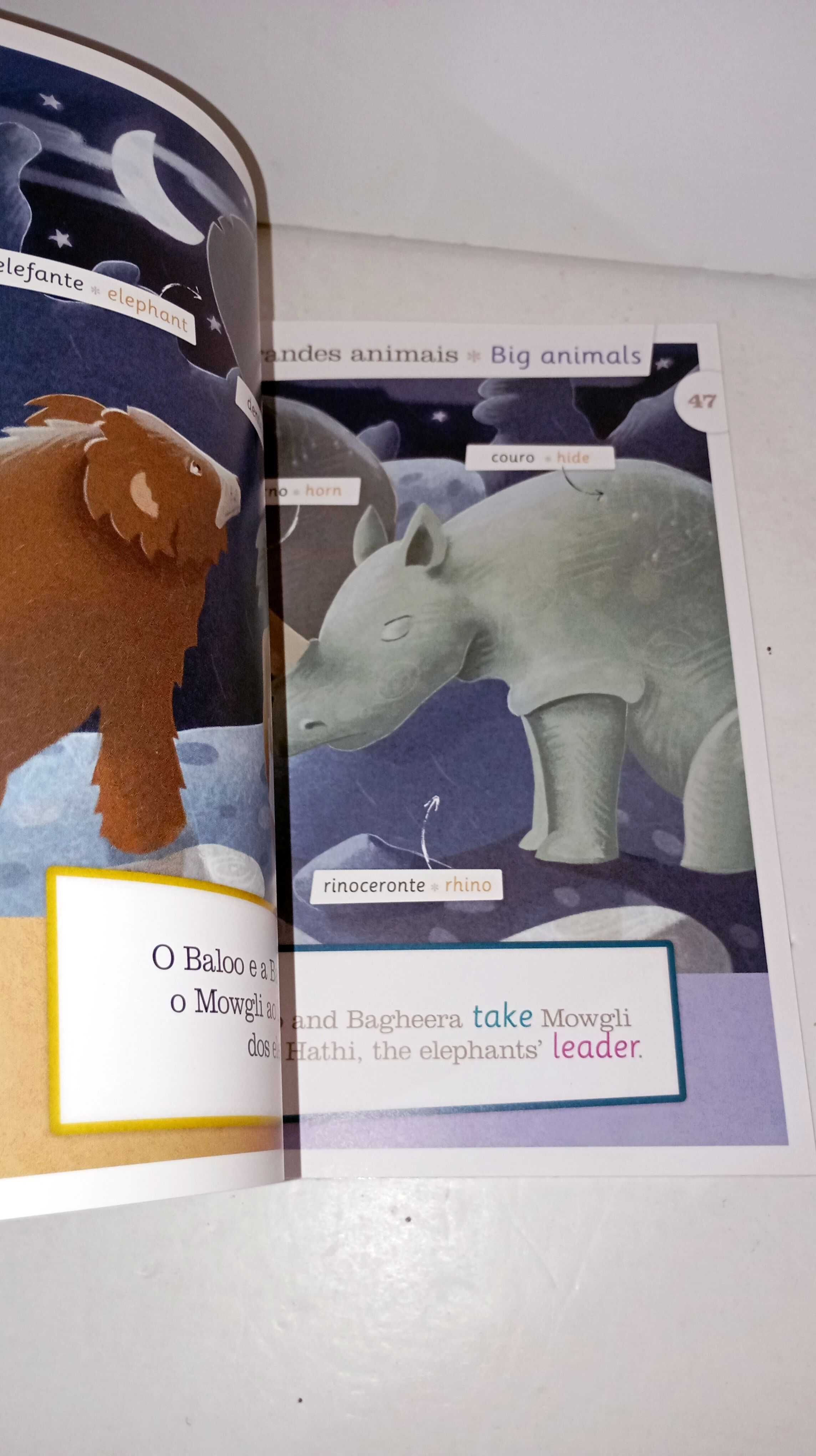 O Livro da Selva - Dicionário Visual Bilingue - Reino Animal