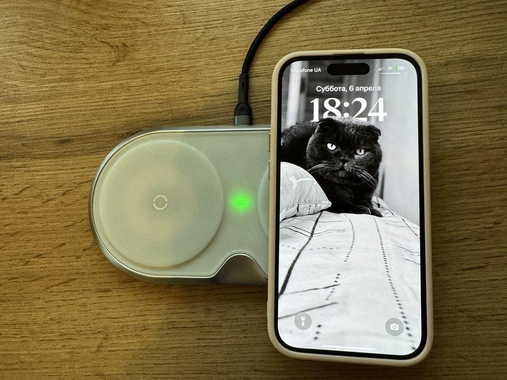 Бездротове зарядний пристрій Baseus Dual Wireless Charger