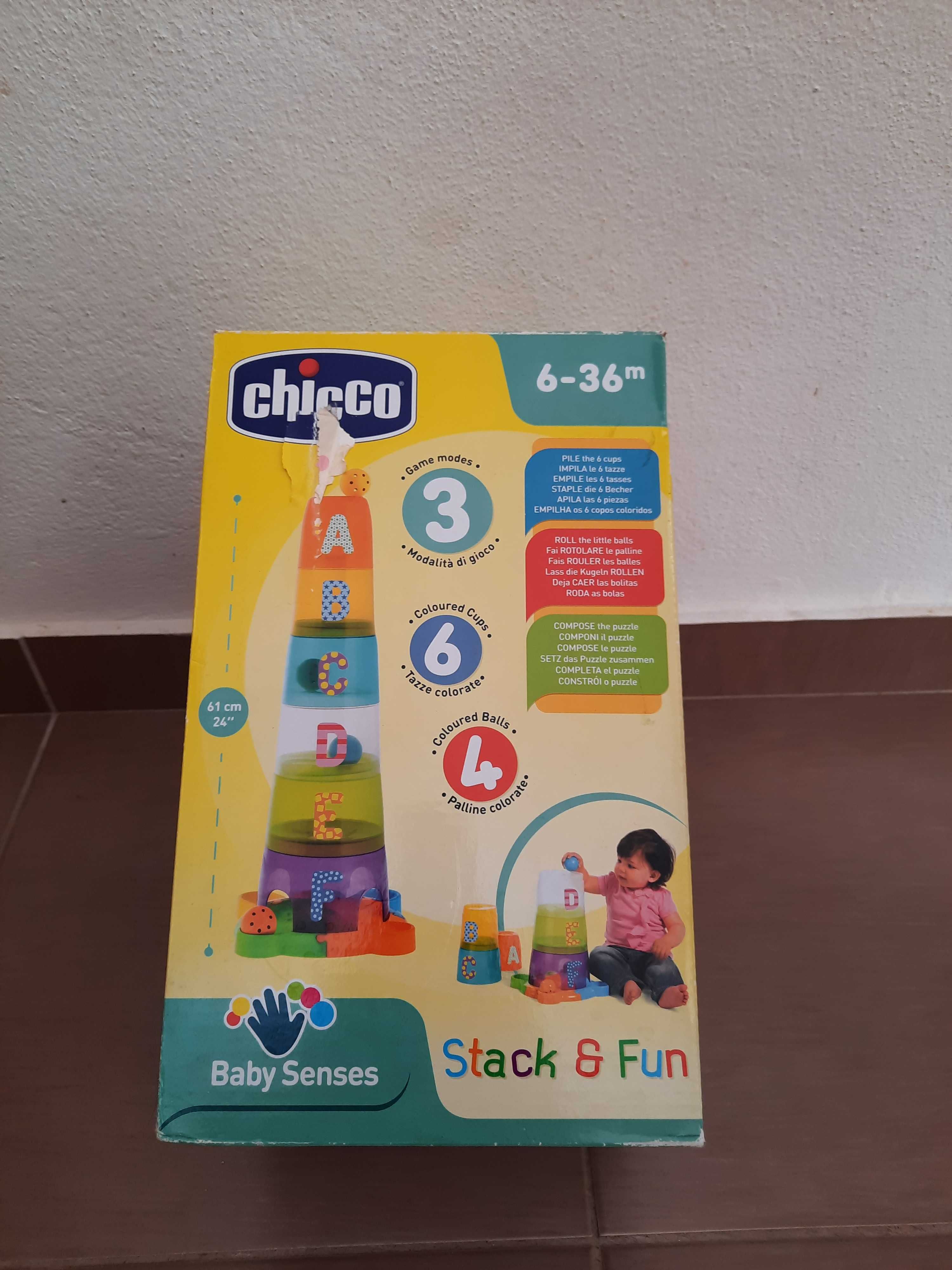 Brinquedo torre de construção chicco