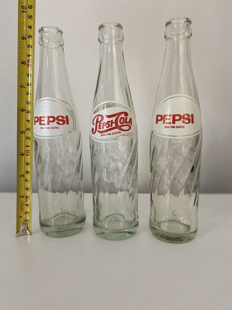 Oryginalne Butelki Cola / PepsiCola z lat 70