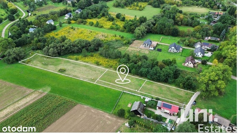 działka uzbrojona z pozwoleniem na budowę domu !