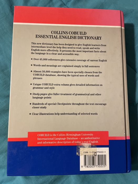 Essencial English Dictionary, Collins Cobuild