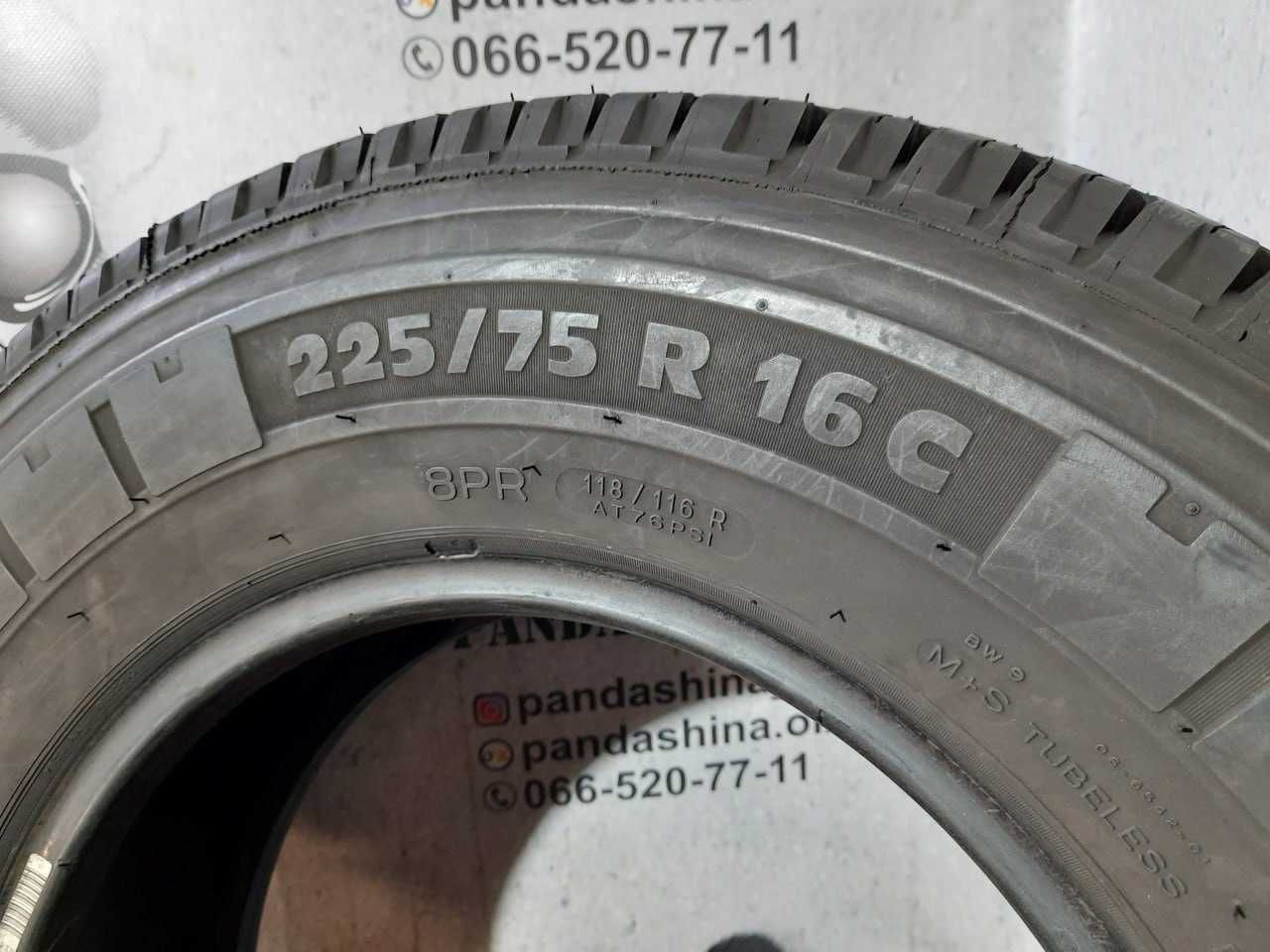 Шини 9,5-10мм  225/75 R16C MICHELIN Agilis 81 б/в літо склад