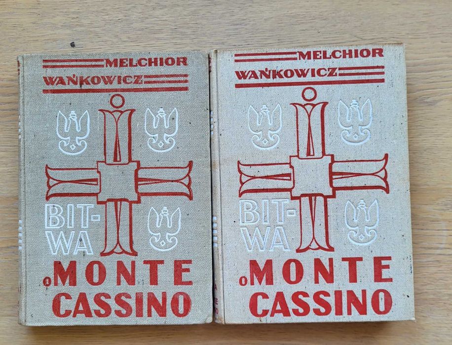 Bitwa o Monte Cassino Melchior Wańkowicz 1946 r. II i III tom