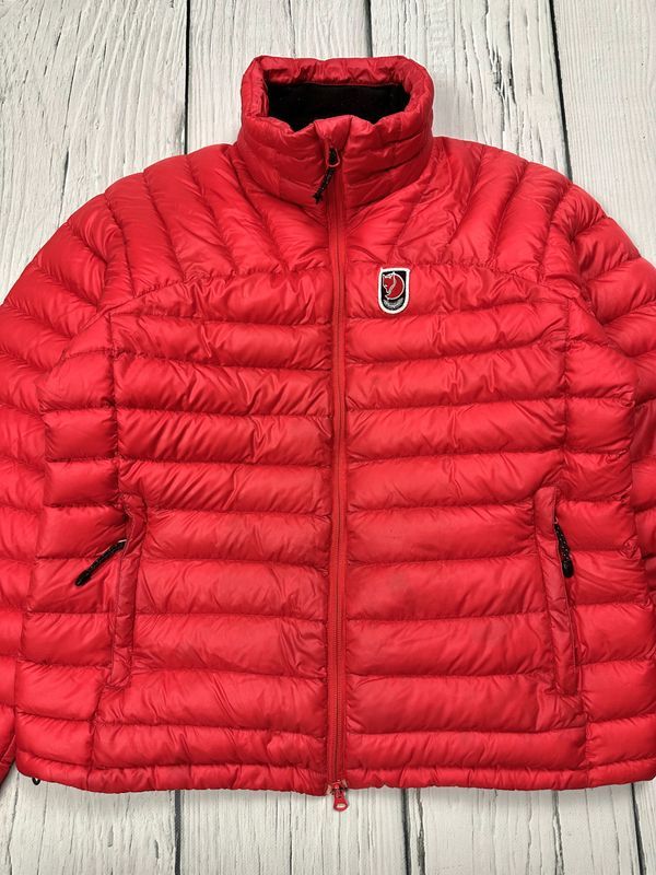 Fjallraven Snow Flake Puchowa Kurtka Damska Pikowana Logowana r. L