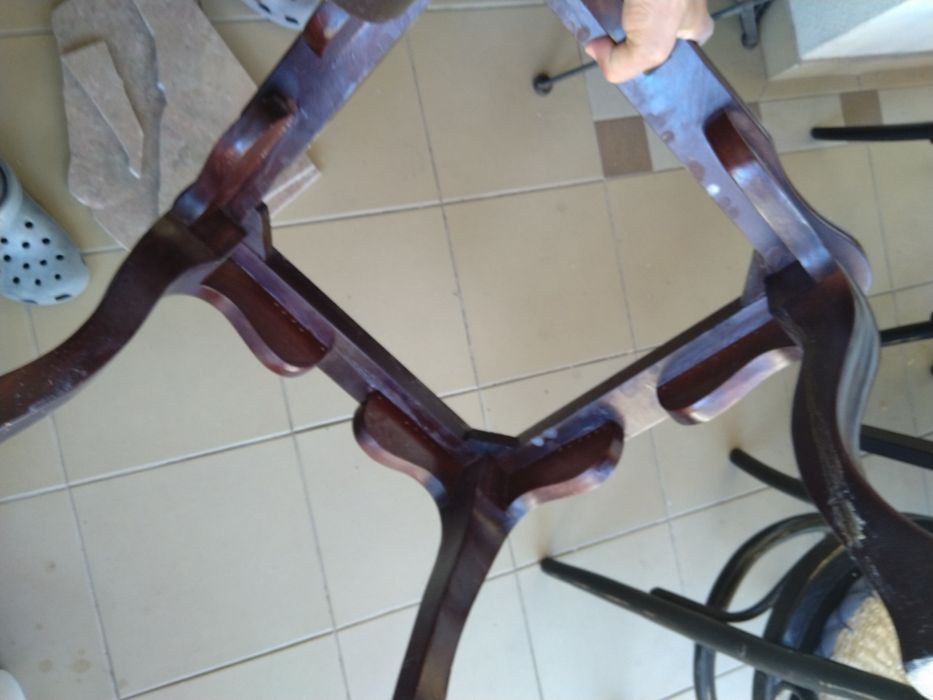 Mesa de apoio madeira maciça