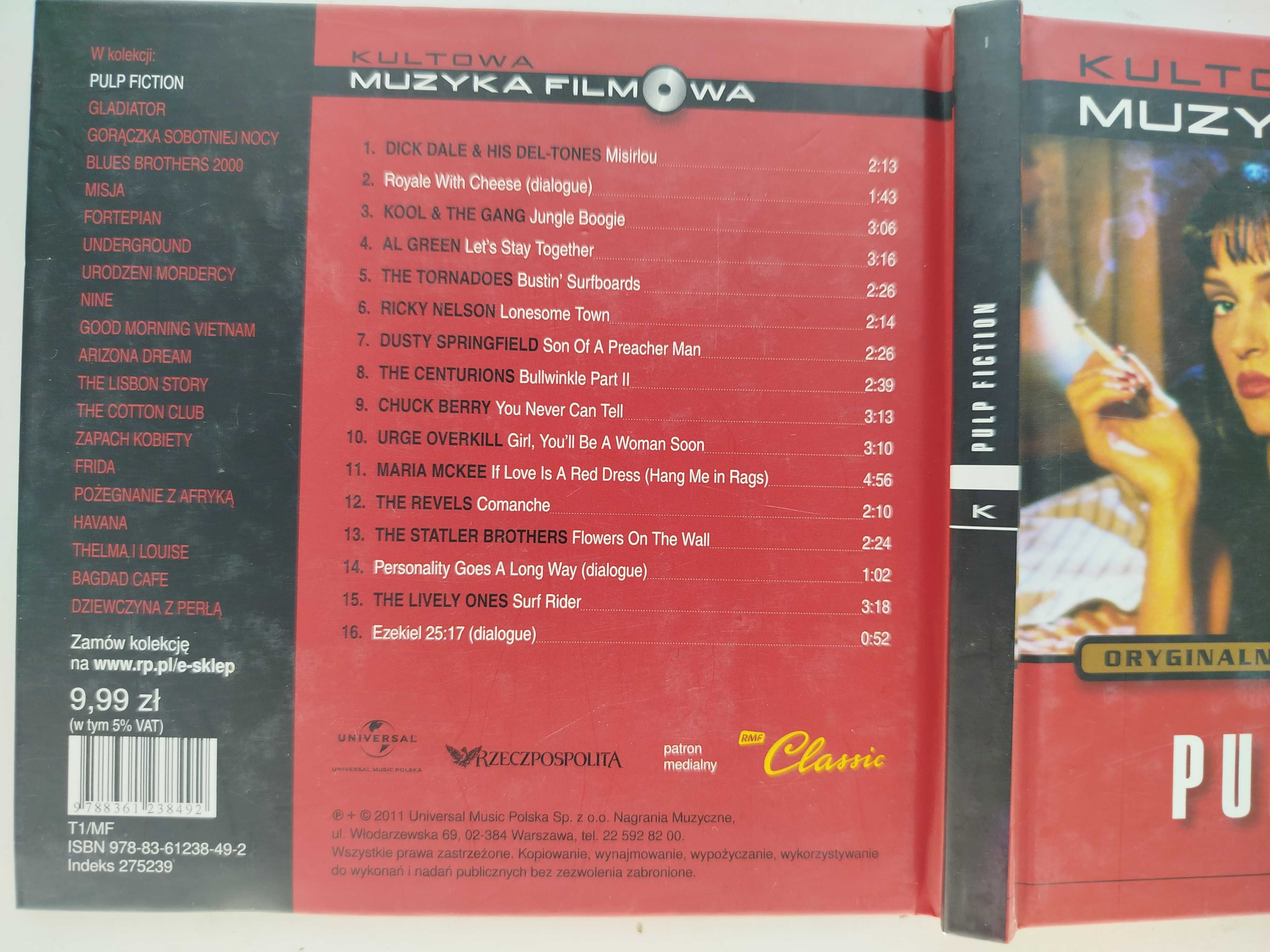 Pulp Fiction soundtrack Kultowa Muzyka Filmowa CD