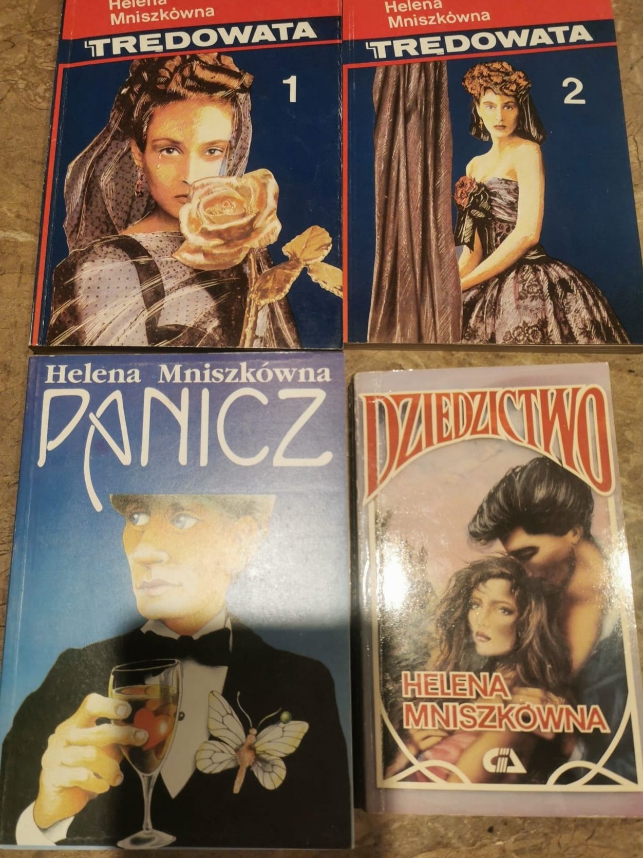 Helena Mniszkówna -zestaw 6 książek: Dziedzictwo,Panicz,Trędowata 1/2